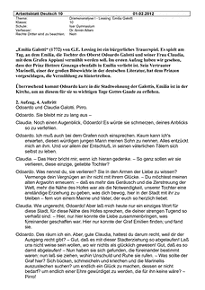 Arbeitsblatt