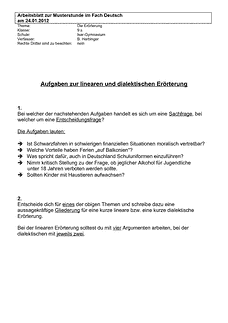 Arbeitsblatt