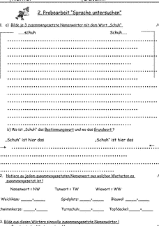 Schulaufgabe / Klausur