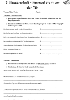 Schulaufgabe / Klausur