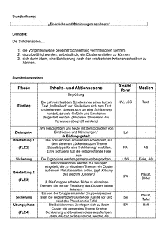 Unterrichtsentwurf / Lehrprobe / Musterstunde