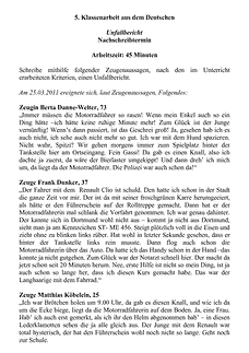Schulaufgabe / Klausur