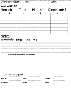 Arbeitsblatt